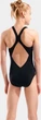Купальник слитный для девушек Arena GRAPHIC SWIMSUIT V BACK черный, белый Дит 128 см - изображение 4