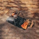 Защитный огнестойкий коврик M 50 x 37 см жаростойкий коврик для барбекю под мангал буржуйку гриль и камин Черный с чехлом - изображение 3