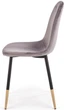 Стілець для кухні та вітальні Halmar K379 Сірий (5905248118973) - зображення 7