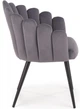 Krzesło do kuchni i salonu Halmar K410 Popielate (5905248119482) - obraz 6