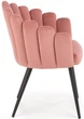 Krzesło do kuchni i salonu Halmar K410 Różowe (5905248119499) - obraz 5