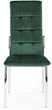 Стілець для кухні та вітальні Halmar K416 Темно-зелений (5905248119536) - зображення 7