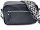 Стильна жіноча сумка cross-body з натуральної шкіри Gran-500 чорна - изображение 5