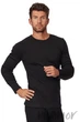 Термо кофта чоловіча бавовняна великого розміру Cornette 214 AUTHENTIC 5XL Чорна - зображення 1