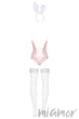 Ігровий костюм кролика Obsessive Bunny suit S/M Рожевий - зображення 5