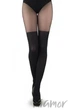 Колготки імітація панчіх Annes Luana 60 den 1/2 Nero - зображення 3