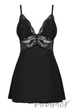 Пеньюар Obsessive 810-BAB-1 babydoll XXL Черный - изображение 3