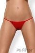 Стринги Obsessive Luiza thong S/M Красные - изображение 2