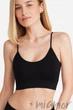 Топ-Бюстгальтер бесшовный фактурный GIULIA CAMI TOP GRAIN S/M Черный - изображение 1