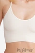 Топ-Бюстгальтер бесшовный фактурный GIULIA CAMI TOP GRAIN L/XL Молочный - изображение 2