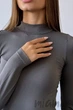 Гольф бесшовный женский InSecret MAGLIA LUPETTO Poppy Seed L/XL Темно-серый - изображение 2