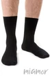 Шкарпетки з послабленою резинкою з мериносової вовни STEVEN 130 Merino Wool 47-50 Чорні - зображення 1