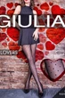 Колготки в сердечки GIULIA Lovers №4 20den 3 Nero - изображение 2