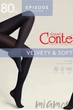 Колготки плотные матовые из микрофибры Conte Episode 80d 3 Nero - изображение 2