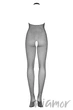 Бодістокінг у сітку Obsessive N101 S/M/L Чорний - зображення 6