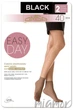 Носочки прозорі Omsa Easy Day 40 den (2 пари) 36-41 Nero - зображення 2