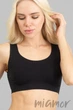 Tоп бесшовный на широких бретелях Giulia Classic top Nero L/XL Черный - изображение 1