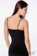 Майка бесшовная с тонкими бретелями Giulia CARACO Nero S/M Черная - изображение 2