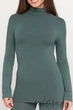 Водолазка-гольф бесшовная GIULIA LUPETTO MANICA LUNGA Khaki L/XL Зеленая - изображение 1
