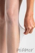 Колготки в мелкую сетку Annes Shakira 1/2 Bianco - изображение 2