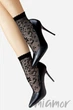 Носочки с узором Lores Lucrezia Calzino 20d One Size Nero - изображение 1
