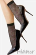 Носочки с цветным узором Lores Prato Calzino 20d One Size Nero - изображение 1
