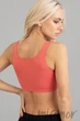 Tоп бесшовный на широких бретелях Giulia Classic Top Burnt coral S/M Коралловый - изображение 2