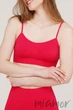 Бесшовный топ на тонких бретелях Giulia Cami top Raspberry sorbet S/M Малиновый - изображение 1