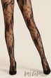 Колготки в сетку кружевные Lores Fashion Rete 025 3/4 Nero - изображение 1