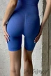 Велосипедки для вагітних з ефектом пуш-ап InSecret Mama Tracks Push-Up Amparo Blue L/XL Сині - зображення 2