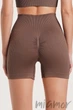 Шорти короткі в рубчик з ефектом пуш-ап GIULIA SHORTS RIB SHAPE DEEP TAUPE L/XL Тауп - зображення 2