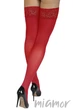 Чулки плотные матовые Annes TRUSS 60 Rosso 5/6 Красные - изображение 2