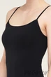 Майка безшовна з тонкими бретелями Giulia Camisole Black L/XL Черная - изображение 3