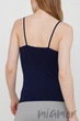 Майка бесшовна з тонкими бретелями Giulia Camisole DEEP NAVY S/M Темно-синяя - изображение 2
