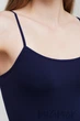 Майка бесшовна з тонкими бретелями Giulia Camisole DEEP NAVY S/M Темно-синяя - изображение 3