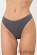 Трусики бразилиана бесшовные Giulia Brasilian briefs Poppy Seed S/M Темно-серые - изображение 3