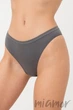 Трусики бразилиана бесшовные Giulia Brasilian briefs Poppy Seed S/M Темно-серые - изображение 4