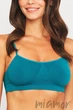 Tоп бесшовный на тонких бретелях Giulia Cami Top HARBOR BLUE S/M Изумрудный - изображение 5