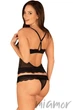 Комплект - топ з трусиками-бікіні Obsessive Ivannes set L/XL Чорний - зображення 2