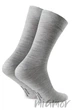Шкарпетки чоловічі з мериносової вовни STEVEN 130 Merino Wool 44-46 Сірі - зображення 4