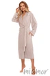 Женский длинный халат из хлопка L&L 2304 CLASSIC 3XL Капучино - изображение 3