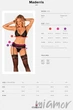 Комплект білизни з поясом Obsessive Maderris set XL/XXL Чорний - зображення 5
