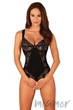Боді з вирізом бікіні Obsessive Donna Dream XS/S Чорний - зображення 1