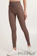 Леггинсы бесшовные в рубчик с пуш-ап эффектом GIULIA Leggings RIB Push Up Deep Taupe L/XL Тауп - изображение 1