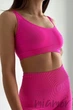 Tоп безшовний на широких бретелях Giulia Tank Top Pink Neon S/M Рожевий - зображення 1