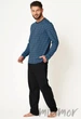 Мужской комплект/пижама хлопковый Key MNS 384 B24 2XL Синий - изображение 3