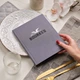 Текстильная папка для меню А5 Inko Horeca с креплением на планку и винты TM02A5 Темно Серый - изображение 3