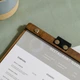 Планшет для меню Inko Horeca A5 из утолщённой и лакированной фанеры ПП12А5 Орех - изображение 4