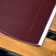 Меню для напитков А6 книга Inko Horeca кожаная с кольцевым механизмом ШМ01А6 Бордо - изображение 5