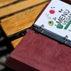 Меню для напитков А6 книга Inko Horeca кожаная с кольцевым механизмом ШМ01А6 Бордо - изображение 7